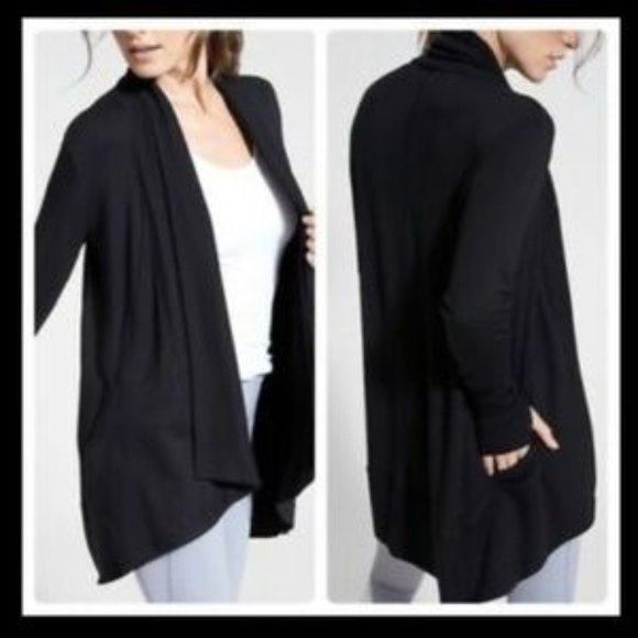 Athleta Pranayama Restore Wrap Deep Purple Small - Picture 8 of 14